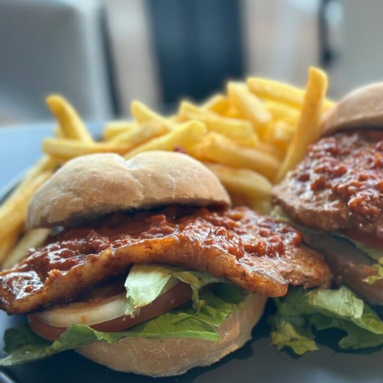 Chicken Prego rolls served at Match Café Muizenberg